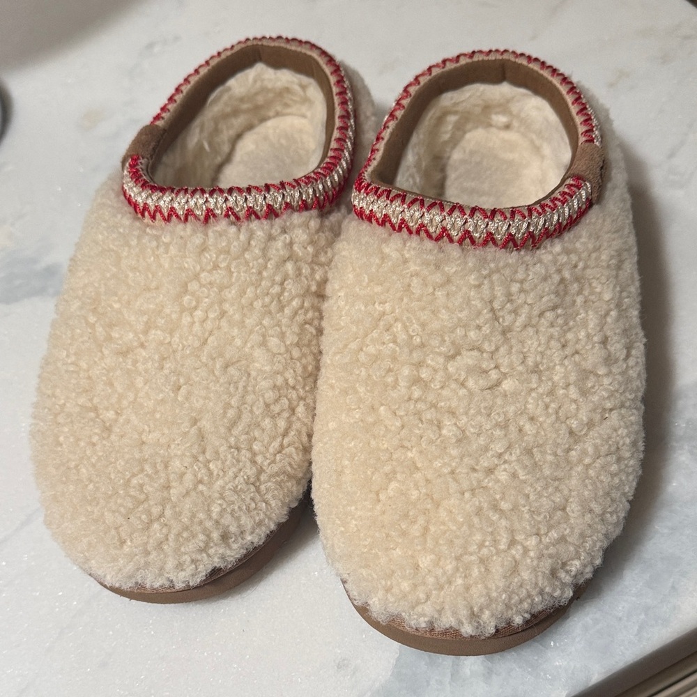 Ugg Tasman Maxi Curly Slippers Cream